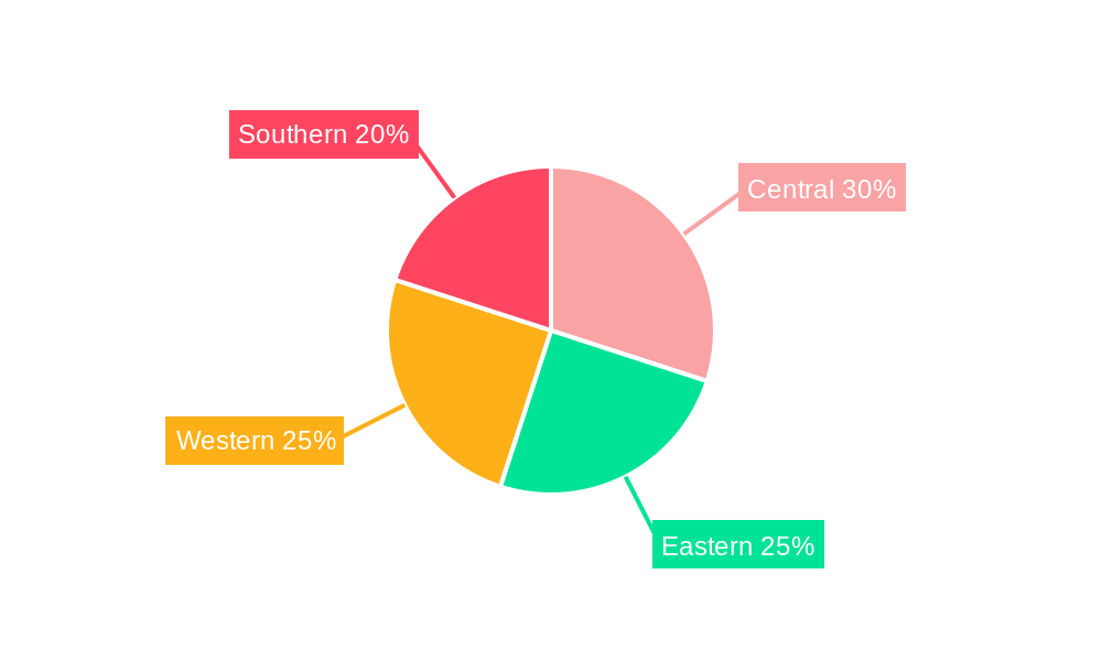 Saudi Arabia Road Freight Transport Industry Market Share by Region - Global Geographic Distribution