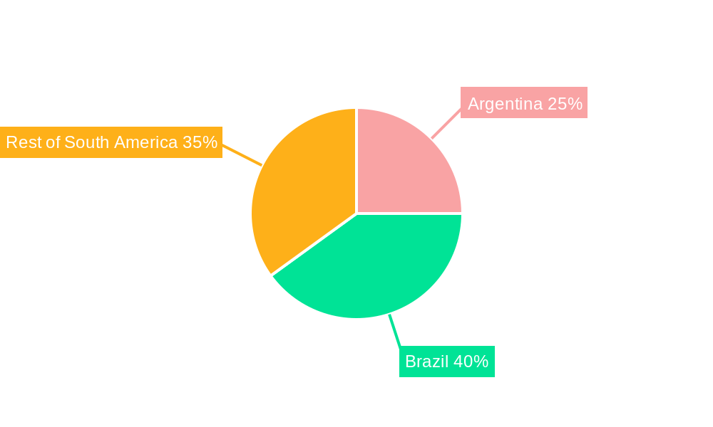 South America Collagen Supplements Industry Market Share by Region - Global Geographic Distribution