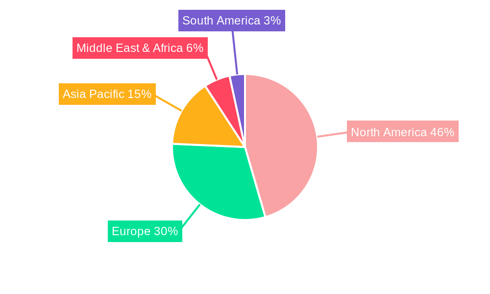 US Bathroom and Toilet Assist Devices Market Market Share by Region - Global Geographic Distribution