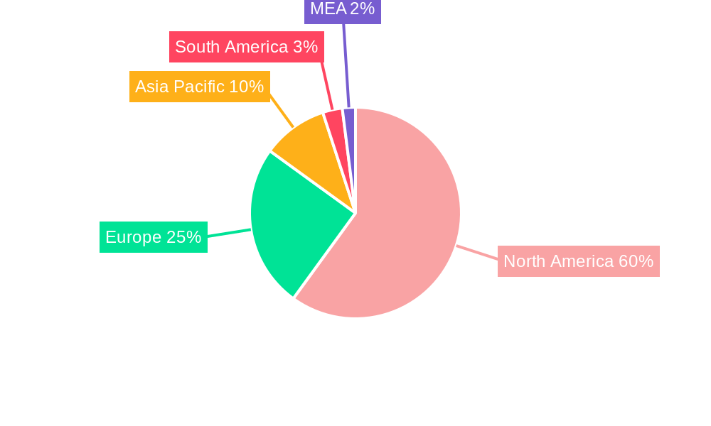 United States Industrial Wood Coatings Market Market Share by Region - Global Geographic Distribution