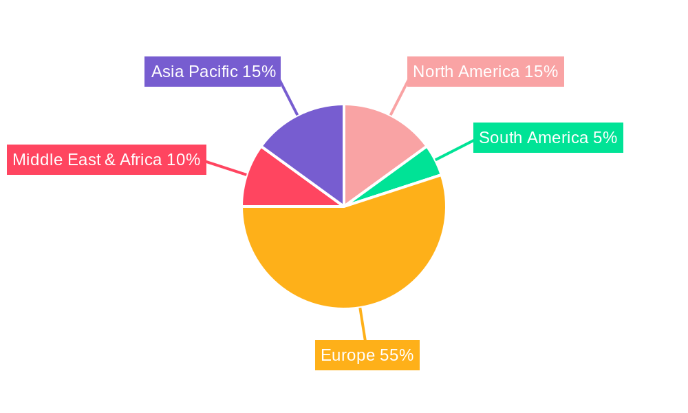Wind Turbine in Germany Market Market Share by Region - Global Geographic Distribution
