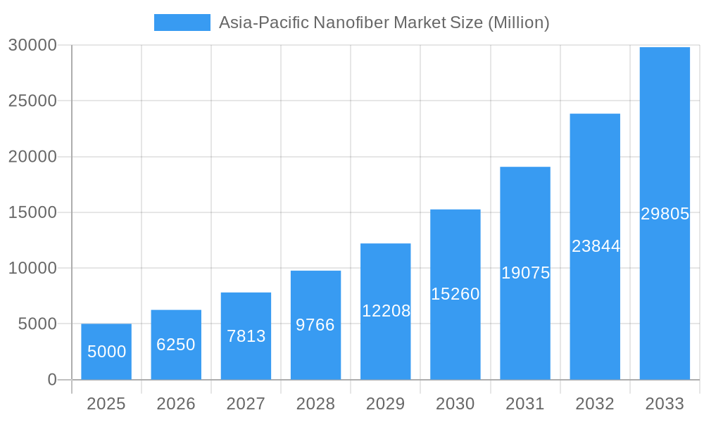 Asia-Pacific Nanofiber Market Market Size and Forecast (2024-2030)