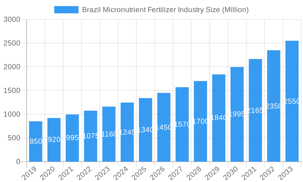 Brazil Micronutrient Fertilizer Industry Market Size and Forecast (2024-2030)