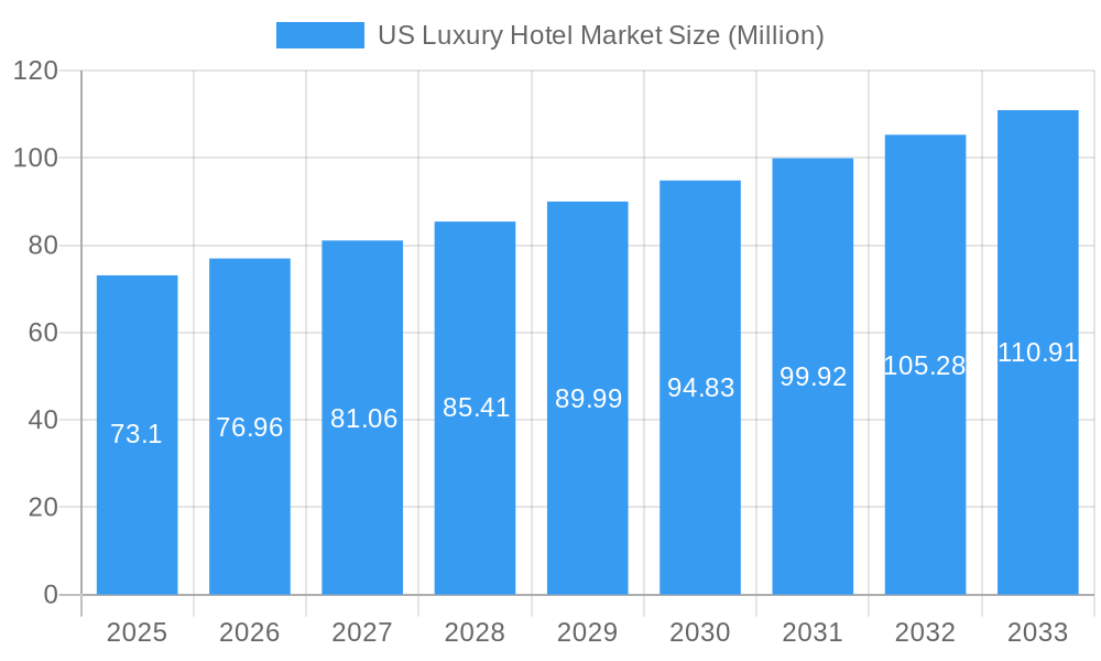 US Luxury Hotel Market Market Size and Forecast (2024-2030)