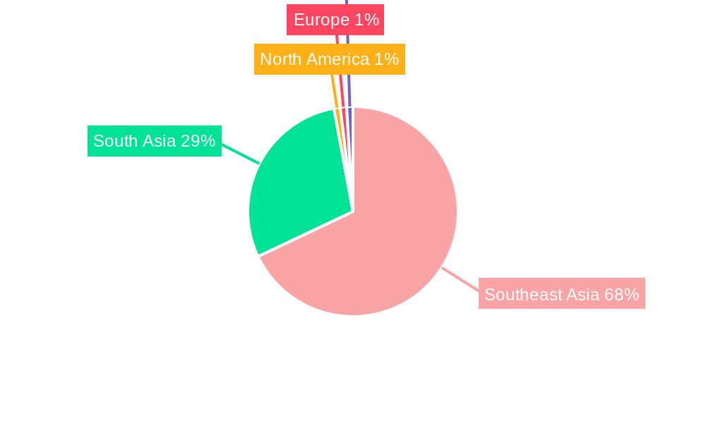 ASEAN Office Real Estate Market Market Share by Region - Global Geographic Distribution