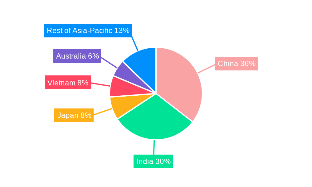Asia-Pacific Ruminant Feed Market Market Share by Region - Global Geographic Distribution
