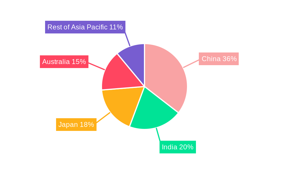 Asia Pacific Swimwear Market Market Share by Region - Global Geographic Distribution