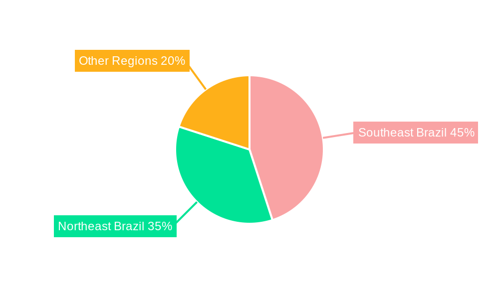 Brazil Offshore Energy Market Market Share by Region - Global Geographic Distribution
