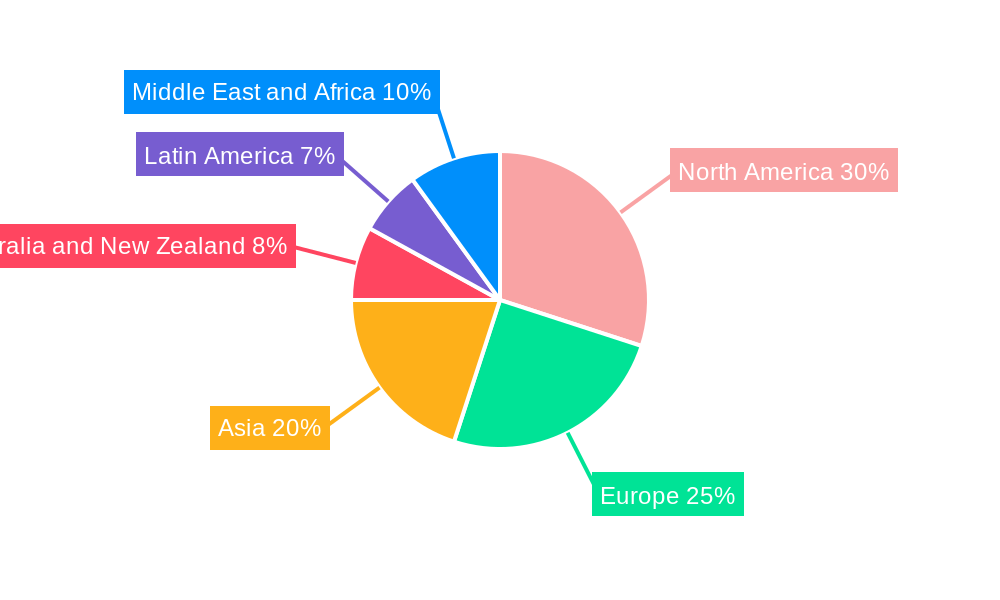 Data Monetization Market Market Share by Region - Global Geographic Distribution