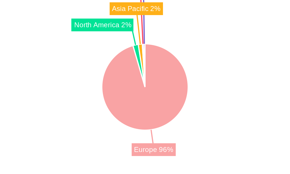 Europe Distributed Power Generation Market Market Share by Region - Global Geographic Distribution