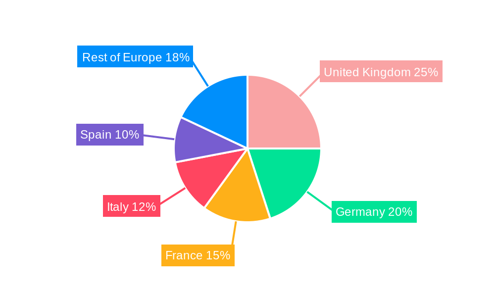 Europe Travel Accommodation Market Market Share by Region - Global Geographic Distribution