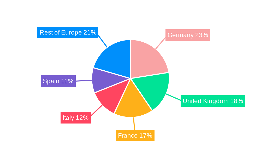 Europe Wound Management Market Market Share by Region - Global Geographic Distribution