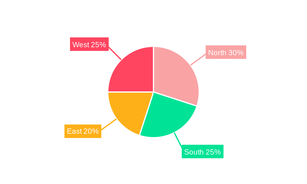 India Chlorine Market Market Share by Region - Global Geographic Distribution