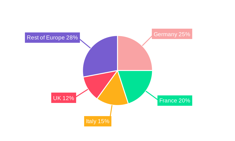 Leather Goods Market in Europe Market Share by Region - Global Geographic Distribution