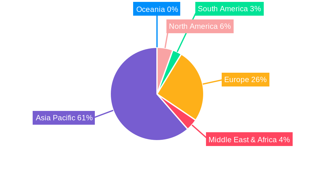 Luxury Real Estate Market in South Korea Market Share by Region - Global Geographic Distribution