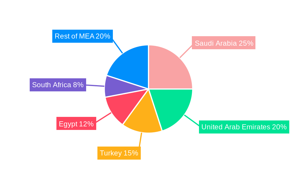 MEA Smart Airport Industry Market Share by Region - Global Geographic Distribution