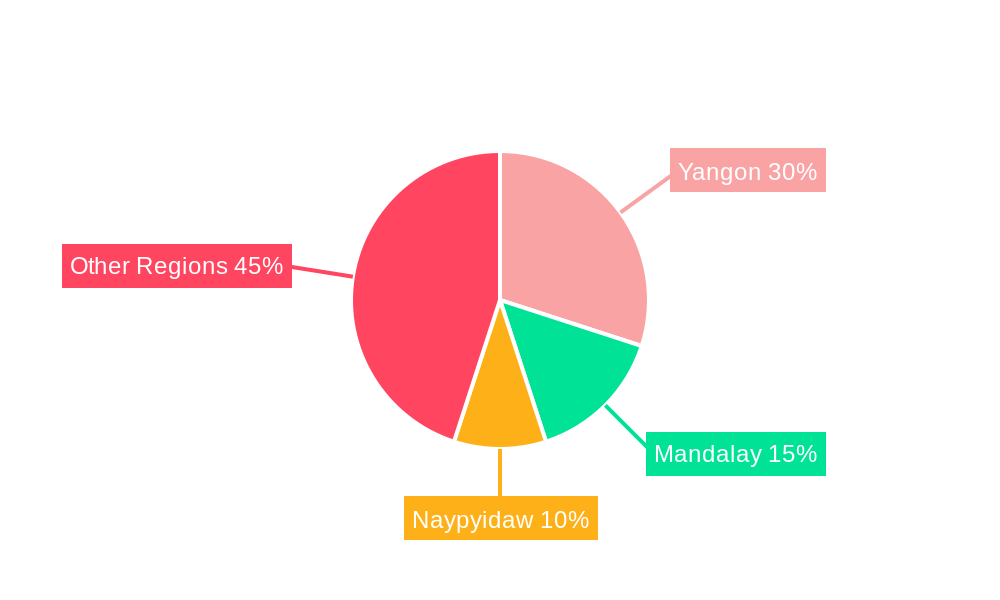 Plastic Industry in Myanmar Market Share by Region - Global Geographic Distribution
