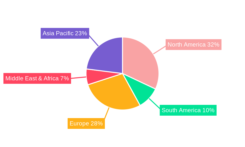 Smart Refrigerator Industry Market Share by Region - Global Geographic Distribution