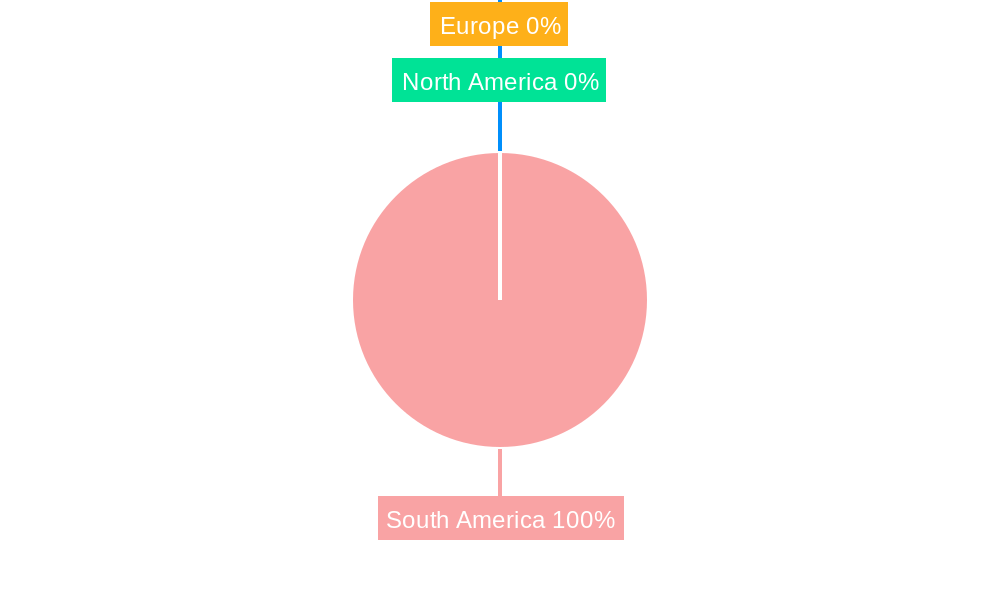 South America Thermal Spray Market Market Share by Region - Global Geographic Distribution