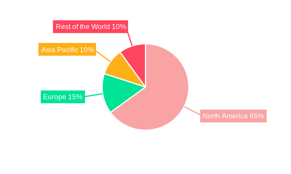 United States Real Time Payments Market Market Share by Region - Global Geographic Distribution